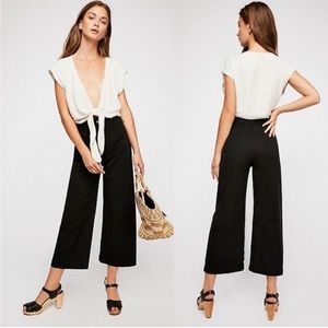 Free People patti crop wide leg pant